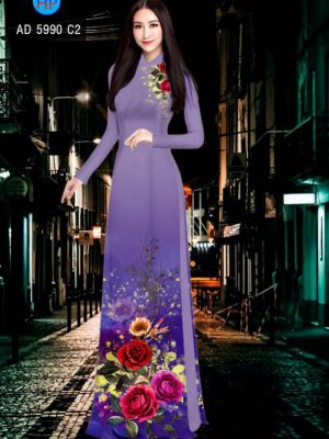 Vải áo dài Hoa hồng mới ra AD 5990 23 1568025263 795 Vai ao dai Hoa hong moi ra AD 5990