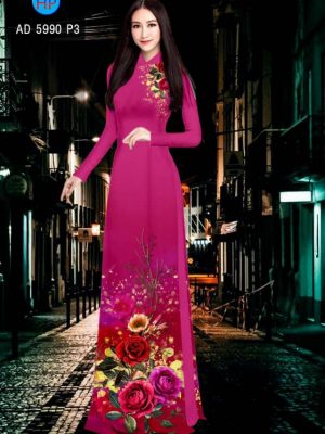 Vải áo dài Hoa hồng mới ra AD 5990 36 1568025264 40 Vai ao dai Hoa hong moi ra AD 5990