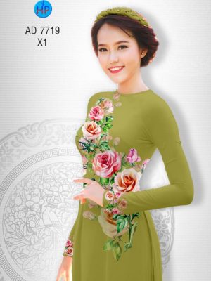 Vải áo dài Hoa hồng thiết kế 2019 AD 7719 22 1568025363 997 Vai ao dai Hoa hong thiet ke 2019 AD 7719