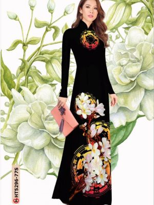 Vải áo dài hoa sứ trắng mới ra AD HT5296 27 1568088208 432 Vai ao dai hoa su trang moi ra AD HT5296