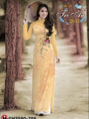 Vải áo dài hoa hồng kiểu mới AD GH3590 21 1568094265 133 Vai ao dai hoa hong kieu moi AD GH3590