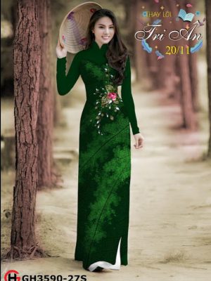 Vải áo dài hoa hồng kiểu mới AD GH3590 22 1568094265 224 Vai ao dai hoa hong kieu moi AD GH3590