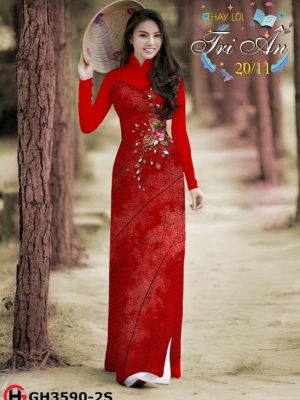Vải áo dài hoa hồng kiểu mới AD GH3590 24 1568094265 529 Vai ao dai hoa hong kieu moi AD GH3590