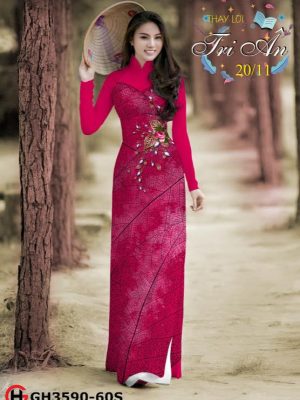Vải áo dài hoa hồng kiểu mới AD GH3590 23 1568094265 804 Vai ao dai hoa hong kieu moi AD GH3590