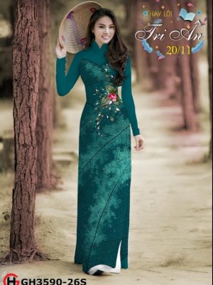 Vải áo dài hoa hồng kiểu mới AD GH3590 30 1568094266 71 Vai ao dai hoa hong kieu moi AD GH3590
