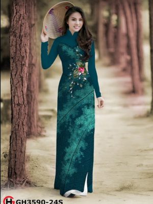 Vải áo dài hoa hồng kiểu mới AD GH3590 33 1568094266 900 Vai ao dai hoa hong kieu moi AD GH3590