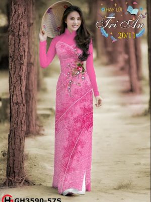 Vải áo dài hoa hồng kiểu mới AD GH3590 29 1568094266 924 Vai ao dai hoa hong kieu moi AD GH3590
