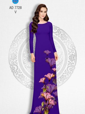 Vải áo dài Hoa in 3D kiểu mới AD 7728 23 1568172406 358 Vai ao dai Hoa in 3D kieu moi AD 7728
