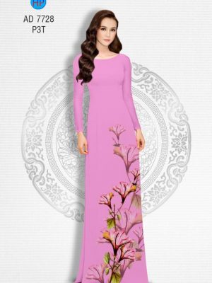 Vải áo dài Hoa in 3D kiểu mới AD 7728 29 1568172407 597 Vai ao dai Hoa in 3D kieu moi AD 7728