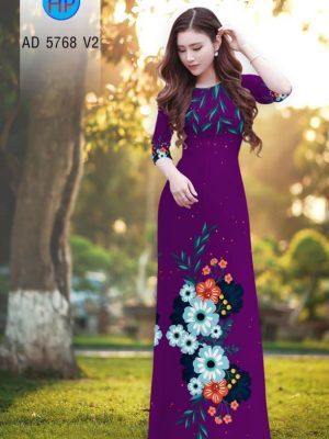Vải áo dài Hoa in 3D mới ra AD 5768 21 1568173058 224 Vai ao dai Hoa in 3D moi ra AD 5768