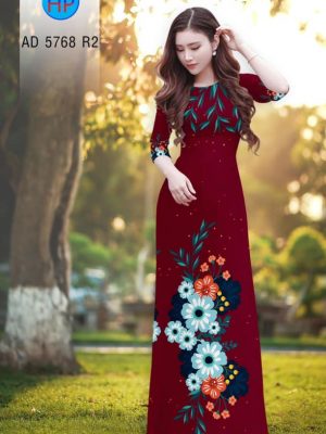Vải áo dài Hoa in 3D mới ra AD 5768 25 1568173058 523 Vai ao dai Hoa in 3D moi ra AD 5768