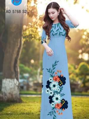 Vải áo dài Hoa in 3D mới ra AD 5768 23 1568173058 91 Vai ao dai Hoa in 3D moi ra AD 5768