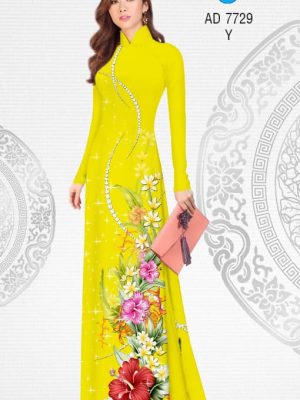 Vải áo dài Hoa Dâm Bụt kiểu mới AD 7729 28 1568173415 627 Vai ao dai Hoa Dam But kieu moi AD 7729