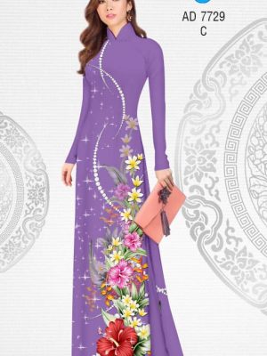 Vải áo dài Hoa Dâm Bụt kiểu mới AD 7729 35 1568173415 766 Vai ao dai Hoa Dam But kieu moi AD 7729
