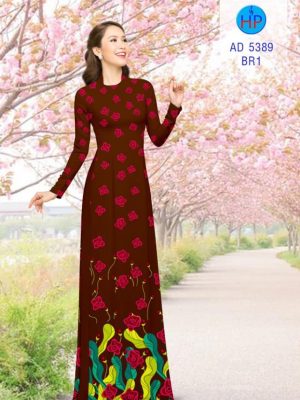 Vải áo dài Hoa hồng kiểu mới AD 5389 23 1568173638 572 Vai ao dai Hoa hong kieu moi AD 5389