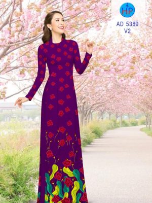 Vải áo dài Hoa hồng kiểu mới AD 5389 29 1568173638 846 Vai ao dai Hoa hong kieu moi AD 5389