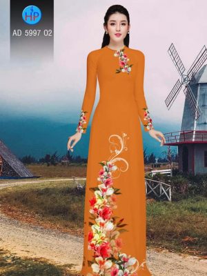 Vải áo dài Hoa in 3D kiểu mới AD 5997 23 1568256228 817 Vai ao dai Hoa in 3D kieu moi AD 5997