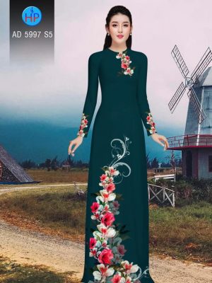 Vải áo dài Hoa in 3D kiểu mới AD 5997 35 1568256229 128 Vai ao dai Hoa in 3D kieu moi AD 5997
