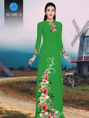 Vải áo dài Hoa in 3D kiểu mới AD 5997 25 1568256229 257 Vai ao dai Hoa in 3D kieu moi AD 5997