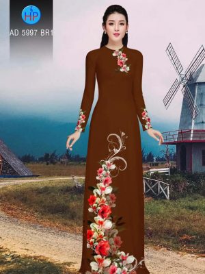 Vải áo dài Hoa in 3D kiểu mới AD 5997 28 1568256229 379 Vai ao dai Hoa in 3D kieu moi AD 5997