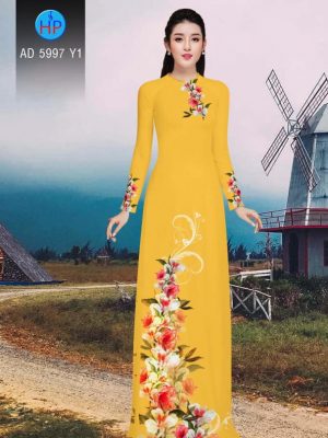 Vải áo dài Hoa in 3D kiểu mới AD 5997 31 1568256229 992 Vai ao dai Hoa in 3D kieu moi AD 5997