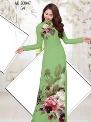 Vải áo dài Hoa in 3D kiểu mới AD B3847 37 1568260674 413 Vai ao dai Hoa in 3D kieu moi AD B3847