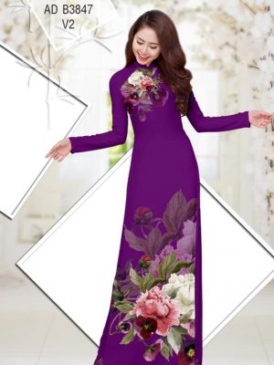 Vải áo dài Hoa in 3D kiểu mới AD B3847 35 1568260674 506 Vai ao dai Hoa in 3D kieu moi AD B3847