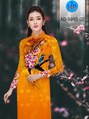 Vải áo dài công và hoa đào kiểu mới AD 5993 22 1568261071 401 Vai ao dai cong va hoa dao kieu moi AD