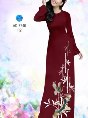 Vải áo dài Hạc và Trúc thiết kế 2019 AD 7740 24 1568364168 115 Vai ao dai Hac va Truc thiet ke 2019 AD