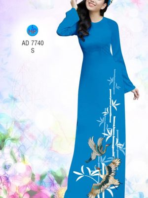 Vải áo dài Hạc và Trúc thiết kế 2019 AD 7740 23 1568364168 253 Vai ao dai Hac va Truc thiet ke 2019 AD