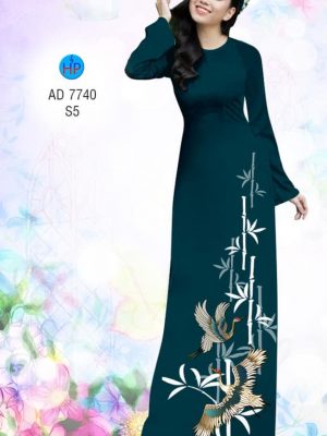 Vải áo dài Hạc và Trúc thiết kế 2019 AD 7740 26 1568364169 64 Vai ao dai Hac va Truc thiet ke 2019 AD
