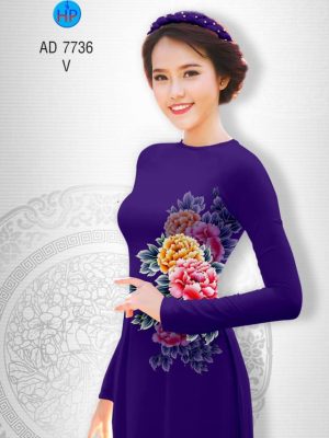 Vải áo dài Hoa Mẫu Đơn mới ra AD 7736 23 1568364303 129 Vai ao dai Hoa Mau Don moi ra AD 7736
