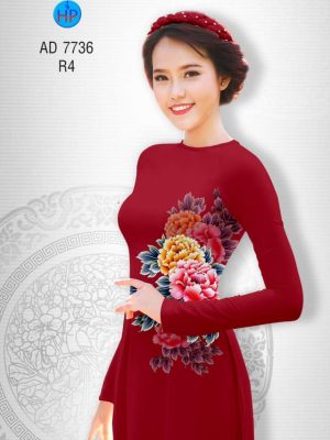 Vải áo dài Hoa Mẫu Đơn mới ra AD 7736 26 1568364303 705 Vai ao dai Hoa Mau Don moi ra AD 7736