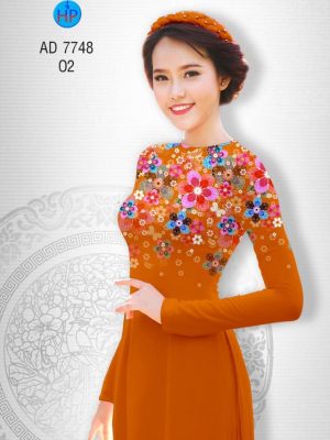 Vải áo dài Hoa in 3D thiết kế 2019 AD 7748 25 1568616172 654 Vai ao dai Hoa in 3D thiet ke 2019 AD