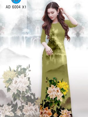Vải áo dài hoa cẩm chướng kiểu mới AD 6004 21 1568617170 602 Vai ao dai hoa cam chuong kieu moi AD 6004