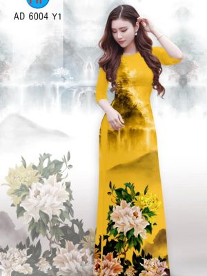 Vải áo dài hoa cẩm chướng kiểu mới AD 6004 23 1568617170 844 Vai ao dai hoa cam chuong kieu moi AD 6004