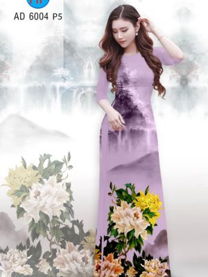 Vải áo dài hoa cẩm chướng kiểu mới AD 6004 27 1568617171 360 Vai ao dai hoa cam chuong kieu moi AD 6004