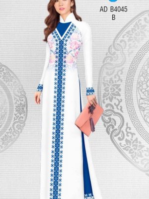 Vải áo dài Hoa văn in 3D thiết kế 2019 AD B4045 22 1568617287 509 Vai ao dai Hoa van in 3D thiet ke 2019