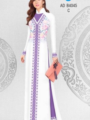 Vải áo dài Hoa văn in 3D thiết kế 2019 AD B4045 25 1568617287 689 Vai ao dai Hoa van in 3D thiet ke 2019