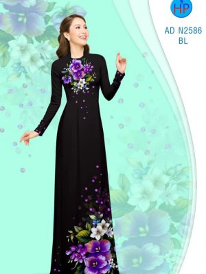 Vải áo dài Hoa tím mộng mơ mới ra AD N2586 26 1568618427 54 Vai ao dai Hoa tim mong mo moi ra AD