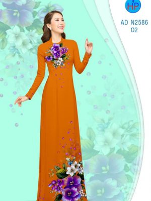 Vải áo dài Hoa tím mộng mơ mới ra AD N2586 28 1568618427 978 Vai ao dai Hoa tim mong mo moi ra AD