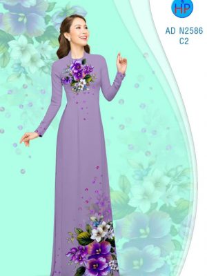 Vải áo dài Hoa tím mộng mơ mới ra AD N2586 35 1568618428 142 Vai ao dai Hoa tim mong mo moi ra AD