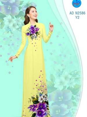 Vải áo dài Hoa tím mộng mơ mới ra AD N2586 32 1568618428 595 Vai ao dai Hoa tim mong mo moi ra AD
