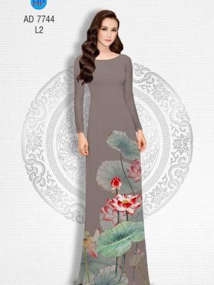 Vải áo dài hoa Sen mới ra AD 7744 23 1568619820 466 Vai ao dai hoa Sen moi ra AD 7744