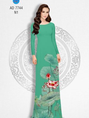 Vải áo dài hoa Sen mới ra AD 7744 22 1568619820 59 Vai ao dai hoa Sen moi ra AD 7744