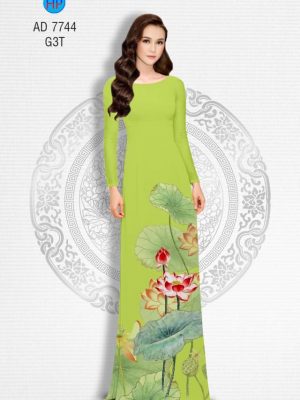 Vải áo dài hoa Sen mới ra AD 7744 24 1568619820 816 Vai ao dai hoa Sen moi ra AD 7744