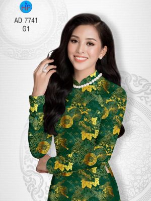 Vải áo dài Hoa in 3D giả gấm kiểu mới AD 7741 27 1568619920 387 Vai ao dai Hoa in 3D gia gam kieu moi