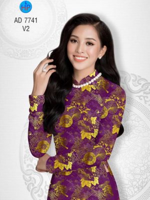 Vải áo dài Hoa in 3D giả gấm kiểu mới AD 7741 22 1568619920 497 Vai ao dai Hoa in 3D gia gam kieu moi