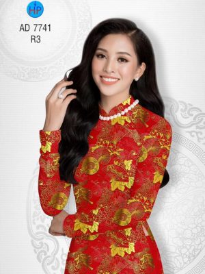 Vải áo dài Hoa in 3D giả gấm kiểu mới AD 7741 29 1568619920 560 Vai ao dai Hoa in 3D gia gam kieu moi