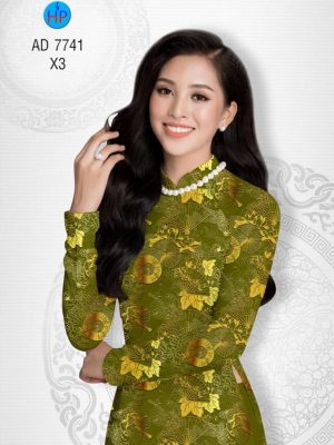 Vải áo dài Hoa in 3D giả gấm kiểu mới AD 7741 35 1568619921 361 Vai ao dai Hoa in 3D gia gam kieu moi